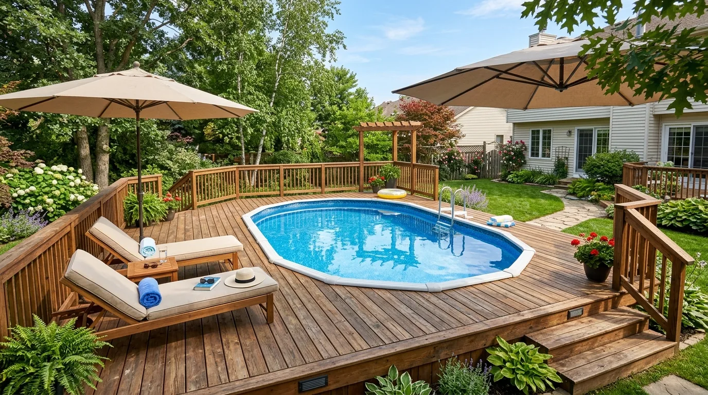 12 Sunken Above Ground Pool Ideas for a Unique Look